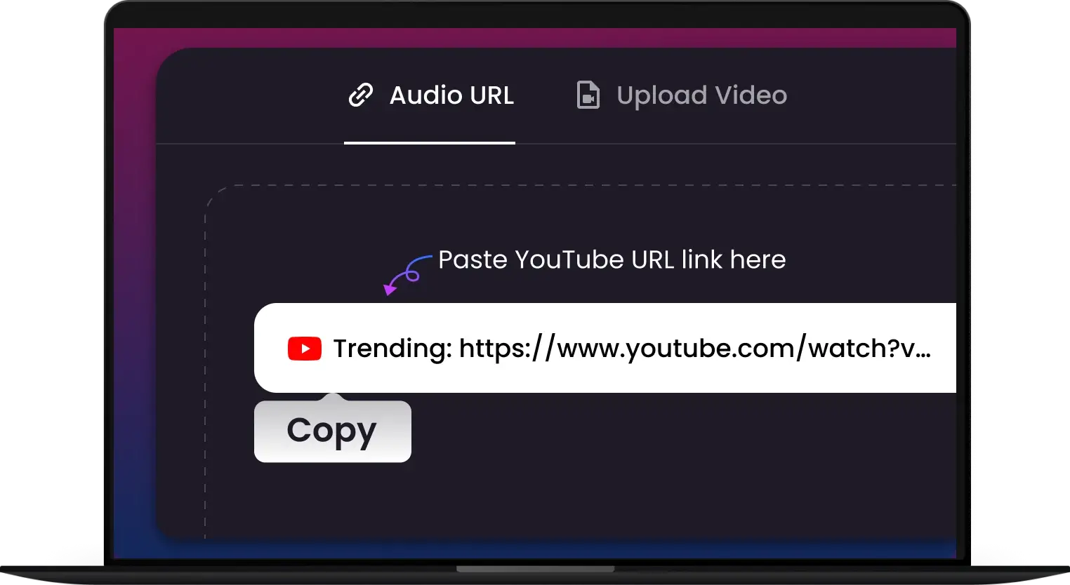Upload or Paste Video URL