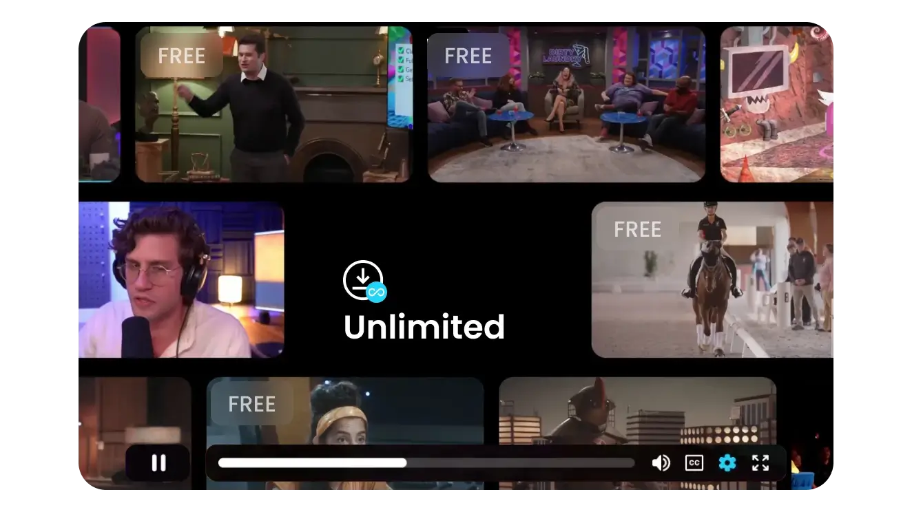 100% Free & Unlimited Access