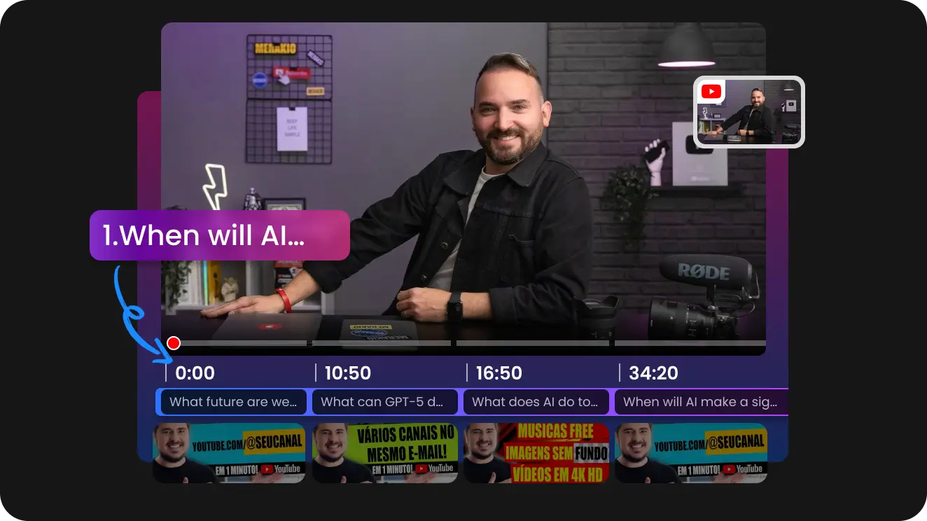 Timestamped breakdowns